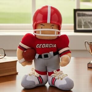 Tudor Games 1985 Huddle Georgia Bulldogs Plush 9" Vintage College Mascot